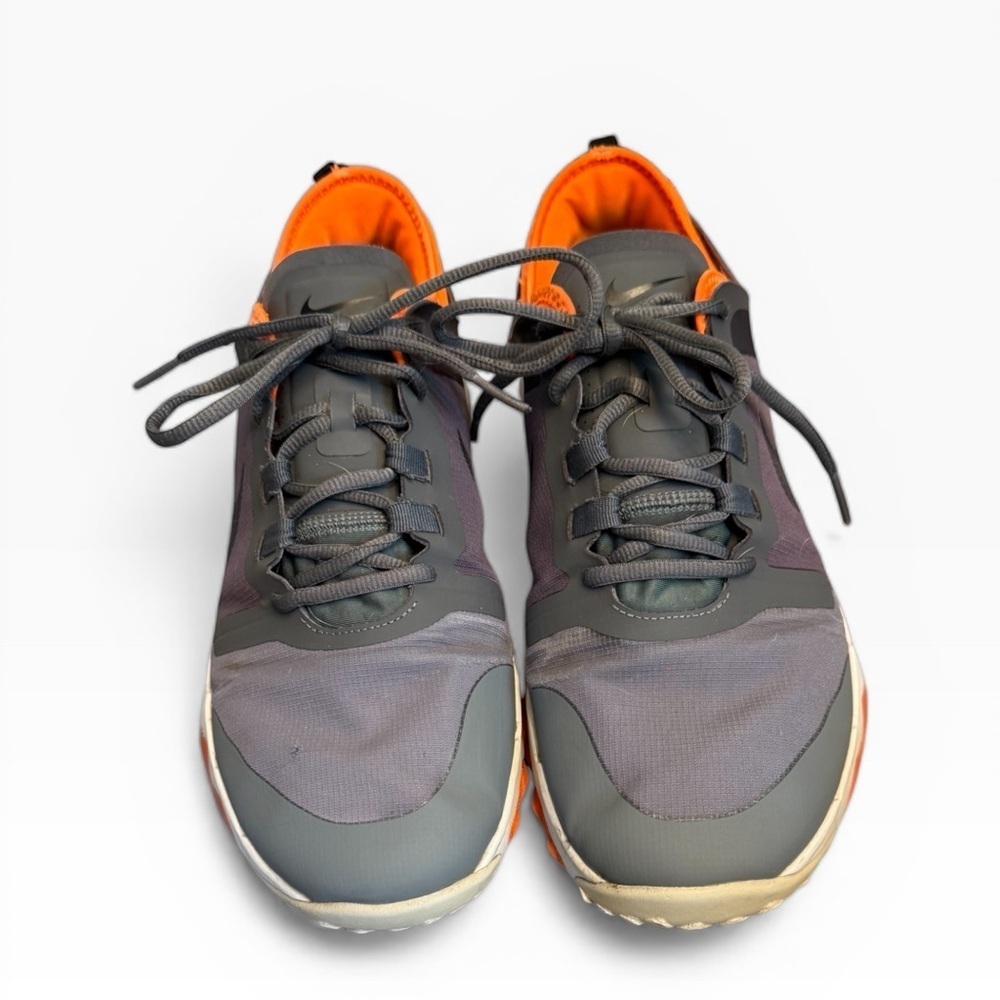 Nike Dual-Tone Gray and Vibrant Orange Golf ⛳️ Shoes - Picture 8 of 15